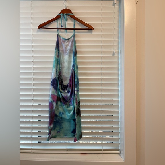 NEW Pretty Little Thing Tie Dye Bodycon Dress - Picture 4 of 8